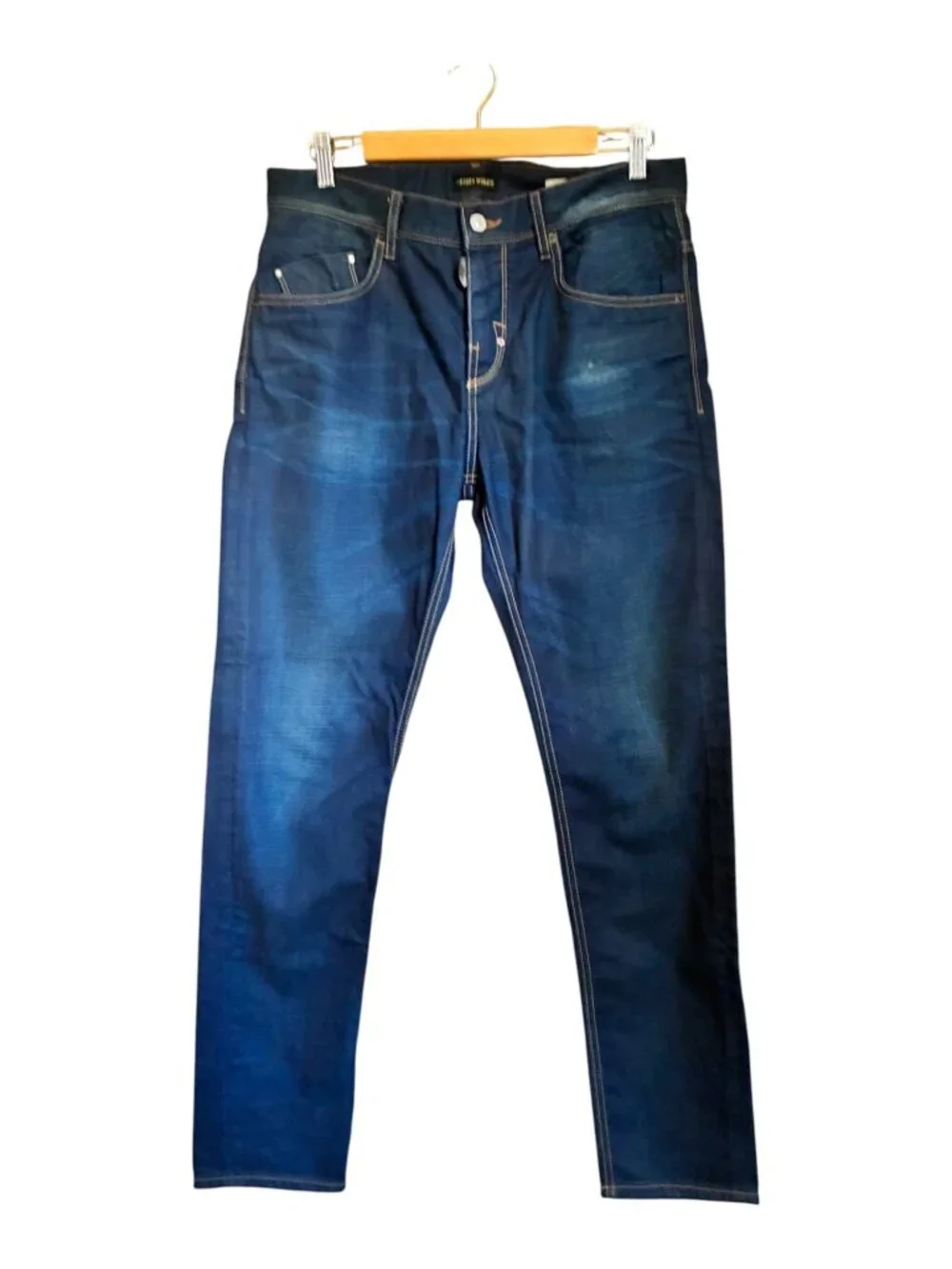 Antony Morato Frankie Carrot Jeans Mens 30 Dark Blue Good Vintage Effect Tapered
